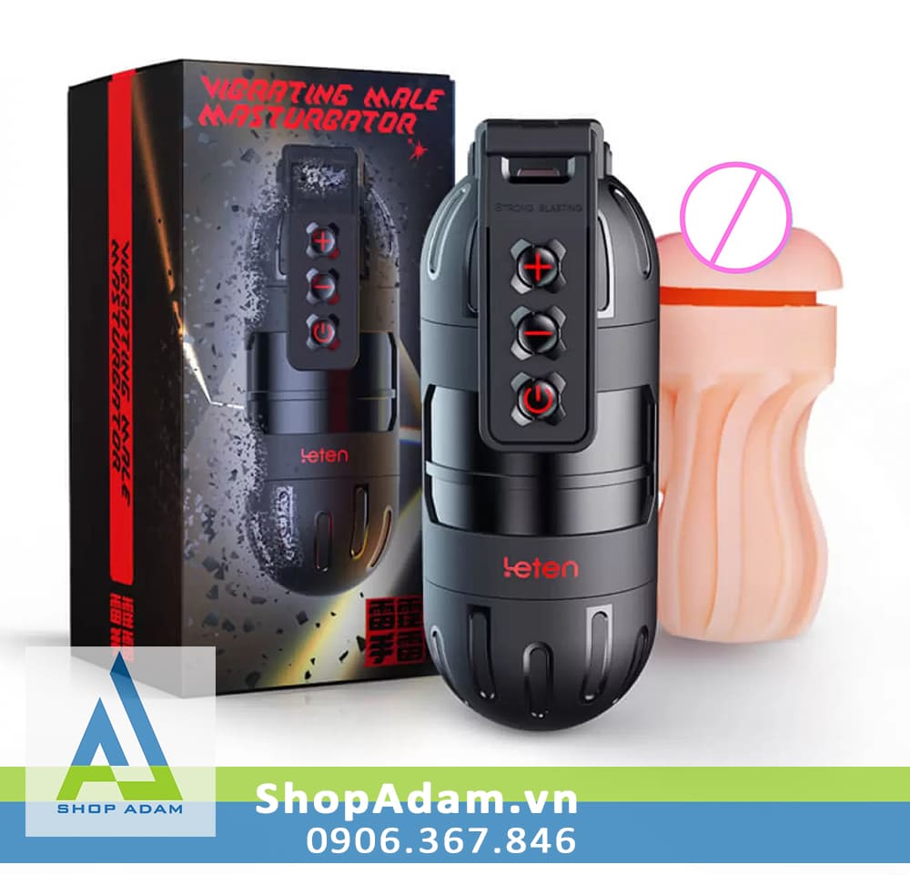 Cốc tự sướng rung cực mạnh có kết nối app Leten Grenade