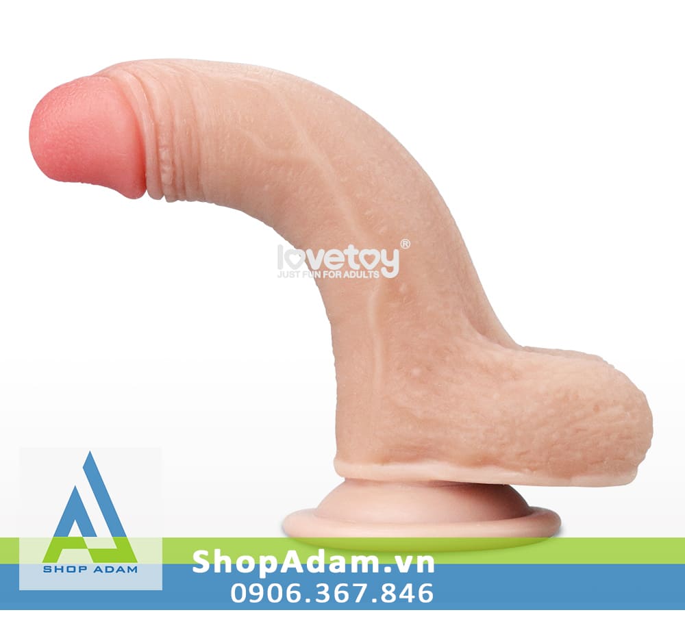 Cu giả gắn tường siêu mềm uốn cong Lovetoy 7” Sliding-Skin