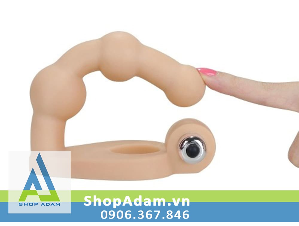 Dụng cụ kích thích hậu môn có quai đeo Lovetoy Ultra Soft Double 6"