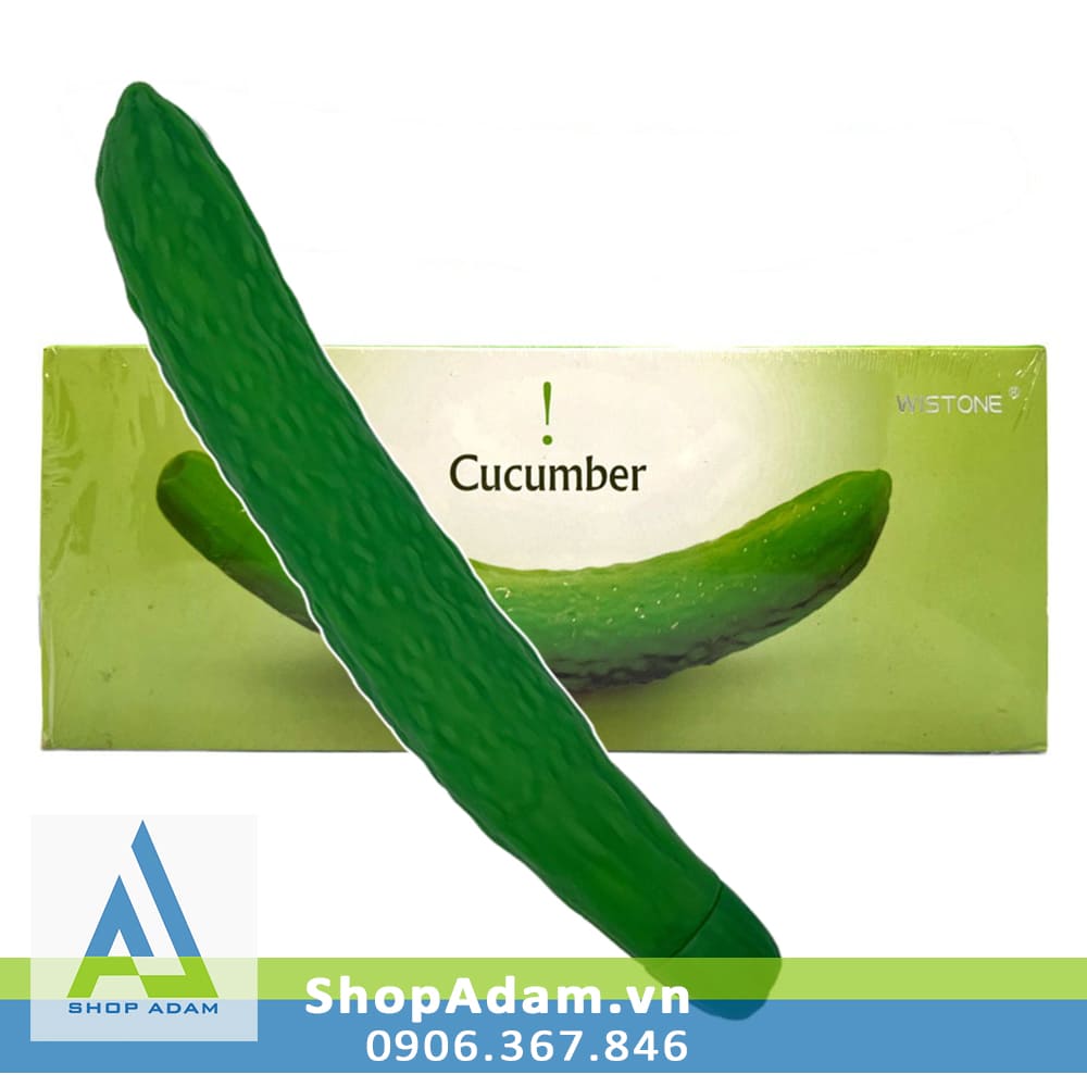 Dương vật giả dưa chuột rung 10 chế độ Wistone Cucumber