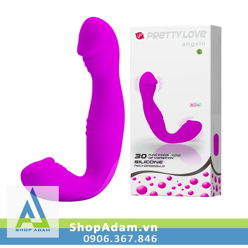 Dương vật giả hai đầu siêu rung 30 chế độ Pretty Love Angelo Dương vật giả hai đầu siêu rung 30 chế độ Pretty Love Angelo