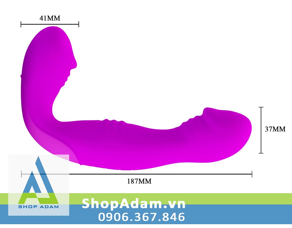 Dương vật giả hai đầu siêu rung 30 chế độ Pretty Love Angelo Dương vật giả hai đầu siêu rung 30 chế độ Pretty Love Angelo