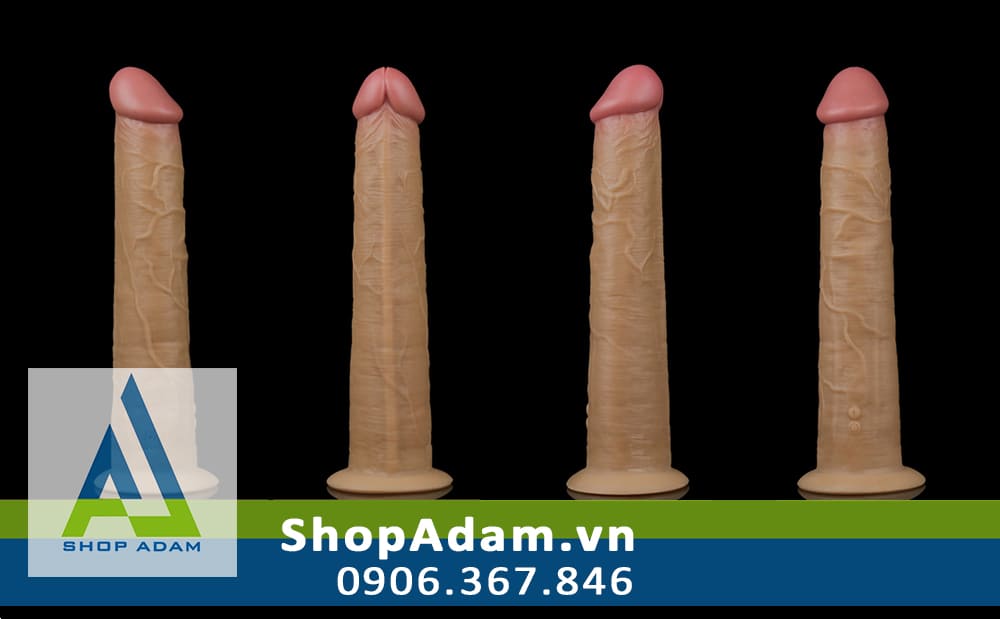 Dương vật giả hàng khủng gắn tường rung ngoáy Lovetoy Nature Cock 10"