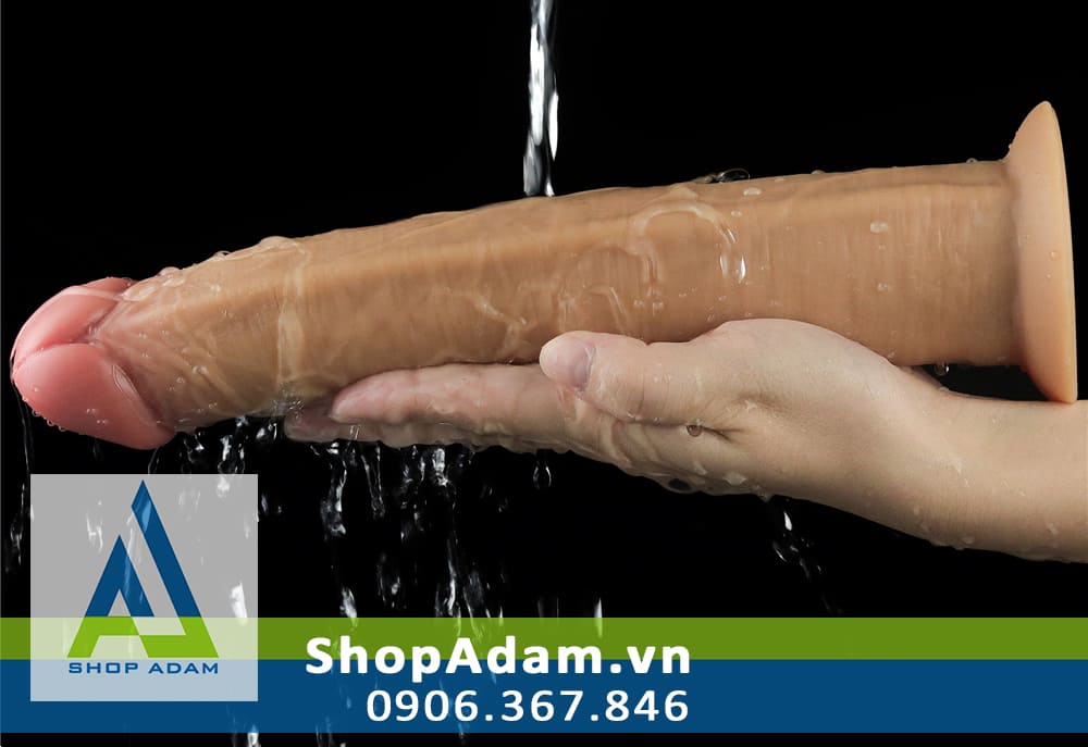 Dương vật giả hàng khủng gắn tường rung ngoáy Lovetoy Nature Cock 10"