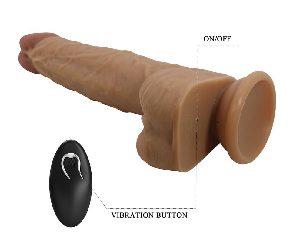 Dương vật giả hít tường rung đẩy Pretty Love Jonathan - 8.3 inch
