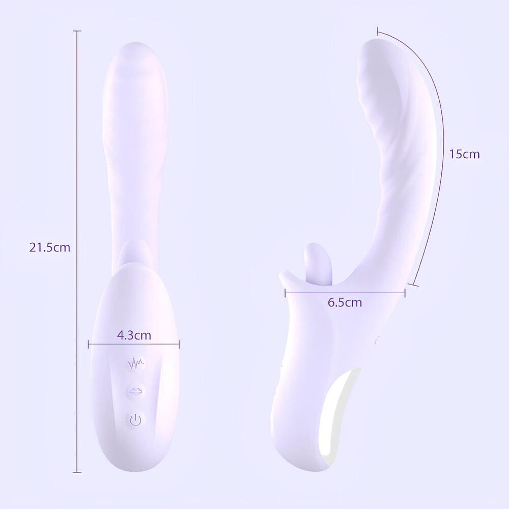 Dương vật giả rung liếm cao cấp Svakom Purple Tide