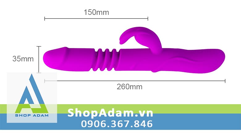 Dương vật giả rung ngoáy thụt Pretty Love Ward