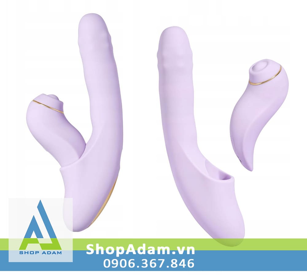 Dương vật giả rung thụt xoay đẩy có sưởi ấm kết nối App Svakom Duoglow