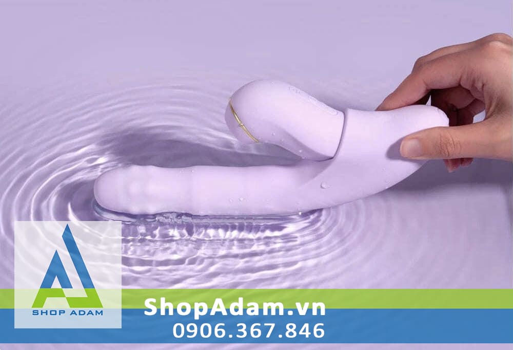 Dương vật giả rung thụt xoay đẩy có sưởi ấm kết nối App Svakom Duoglow