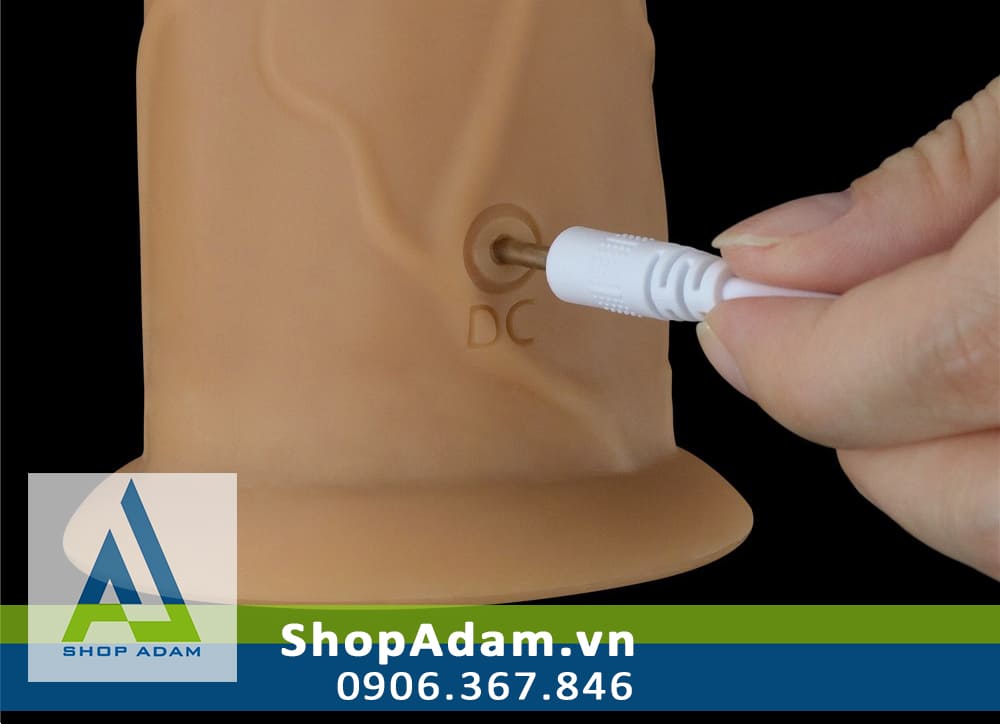 Dương vật giả siêu to rung ngoáy gắn tường Lovetoy Nature Cock 9 inch