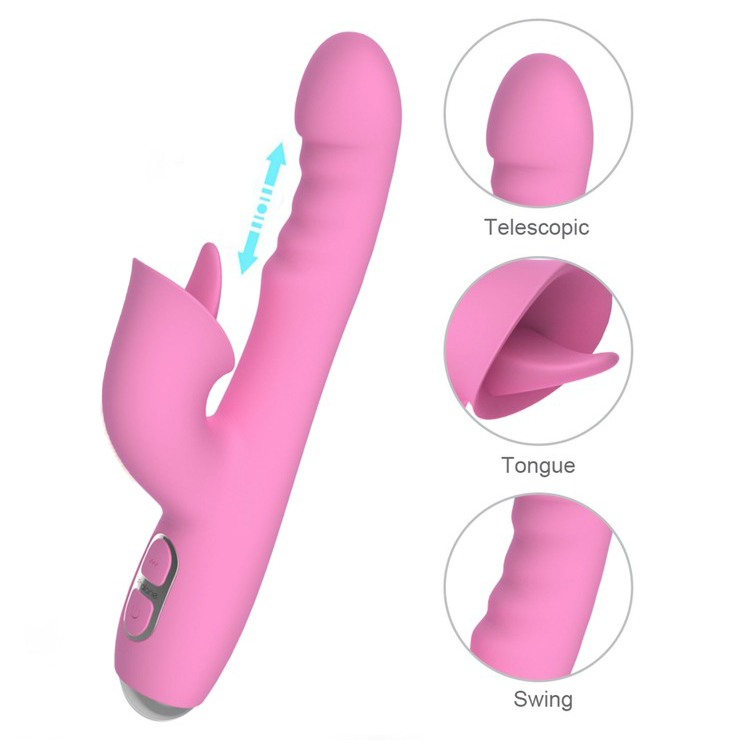 Dương vật giả sưởi ấm rung thụt liếm Nalone T-may