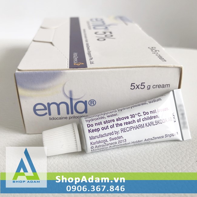 Emla 5g gel bôi chống xuất tinh sớm - Thuỵ Điển