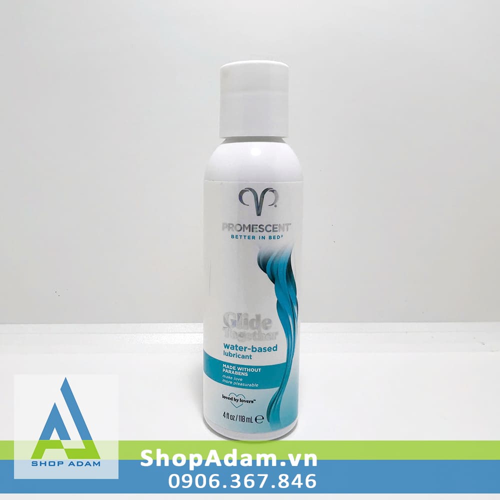 Gel bôi trơn gốc nước cao cấp Promescent Glide Together water-based