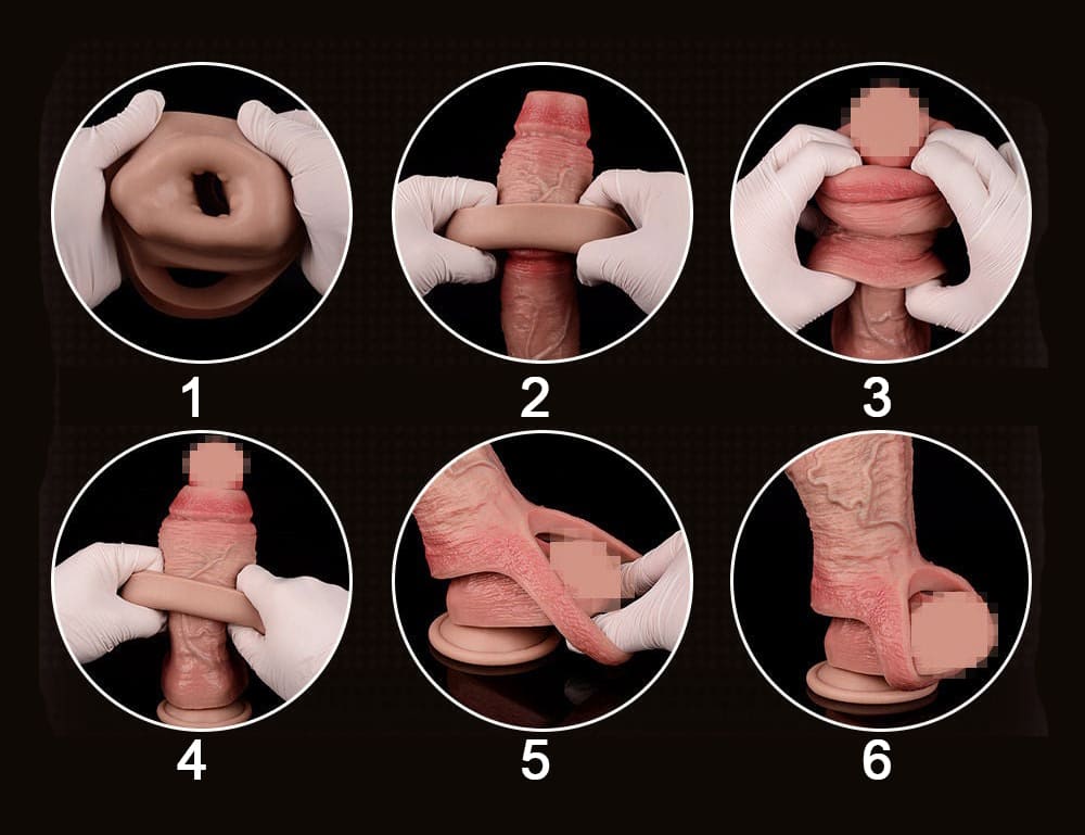 Hướng dẫn sử dụng bao cao su đôn dên có quai đeo