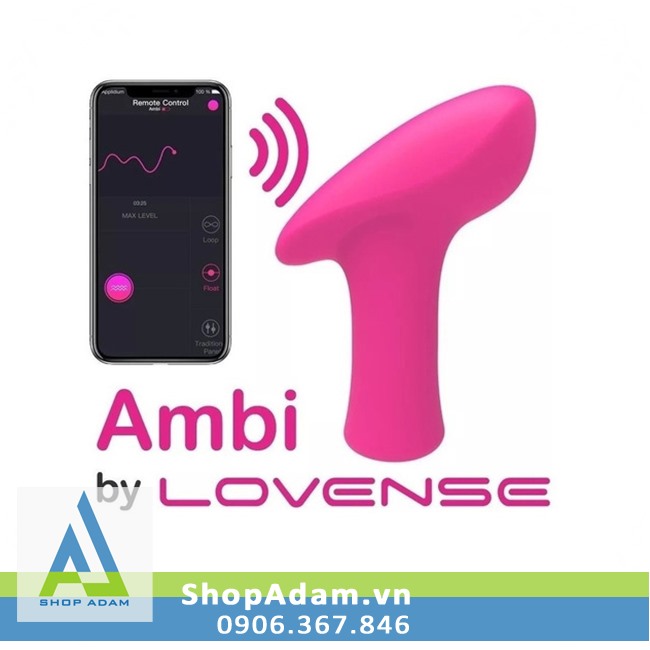 Lovense Ambi mini cao cấp cho nữ điều khiển từ xa qua điện thoại tiện lợi