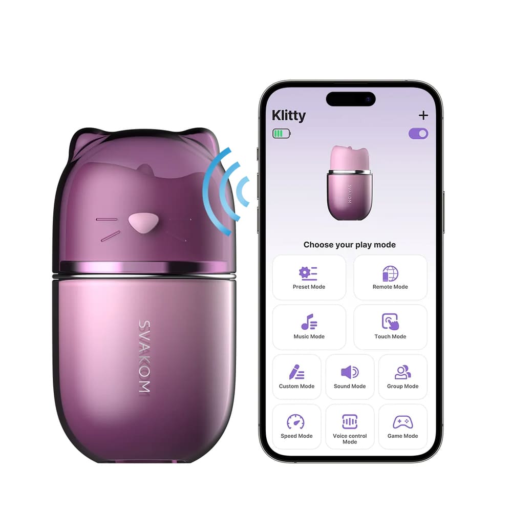 Máy hút liếm cho nữ kết nối App Svakom Klitty