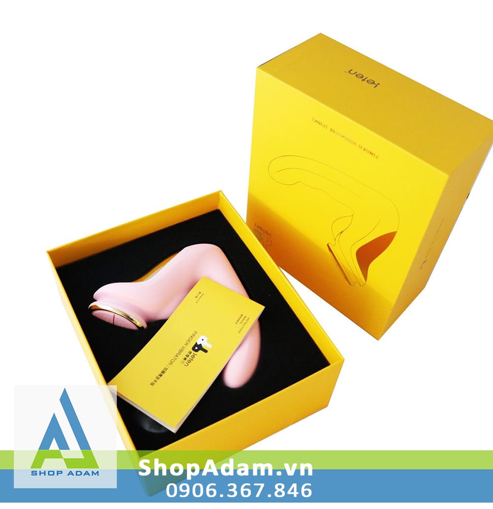 Máy massage điểm G và hậu môn có sưởi ấm Leten Finger Vibrator