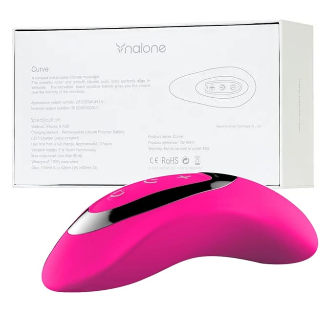 Máy massage vùng kín rung cảm ứng Nalone Curve Máy massage vùng kín rung cảm ứng Nalone Curve