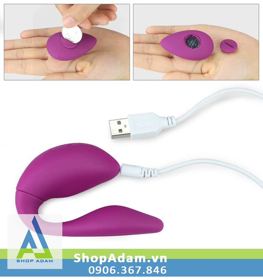 Máy mát xa vùng kín hai đầu Lovetoy O-Sensual Double Rush