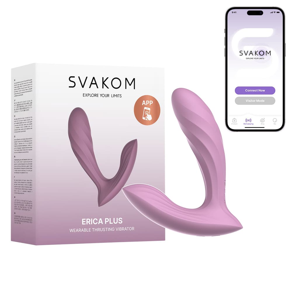 Máy rung âm đạo thụt tự động kết nối App Svakom Erica Plus Máy rung âm đạo thụt tự động kết nối App Svakom Erica Plus