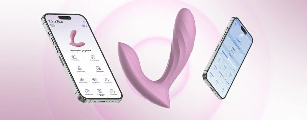 Máy rung âm đạo thụt tự động kết nối App Svakom Erica Plus Máy rung âm đạo thụt tự động kết nối App Svakom Erica Plus
