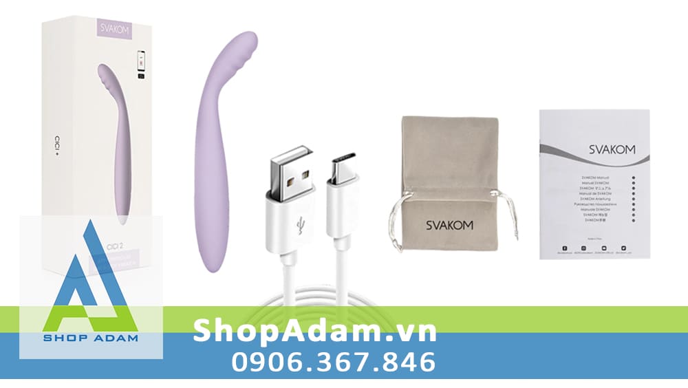 Máy rung âm vật mini kết nối điện thoại Svakom Cici 2 App-Controlled