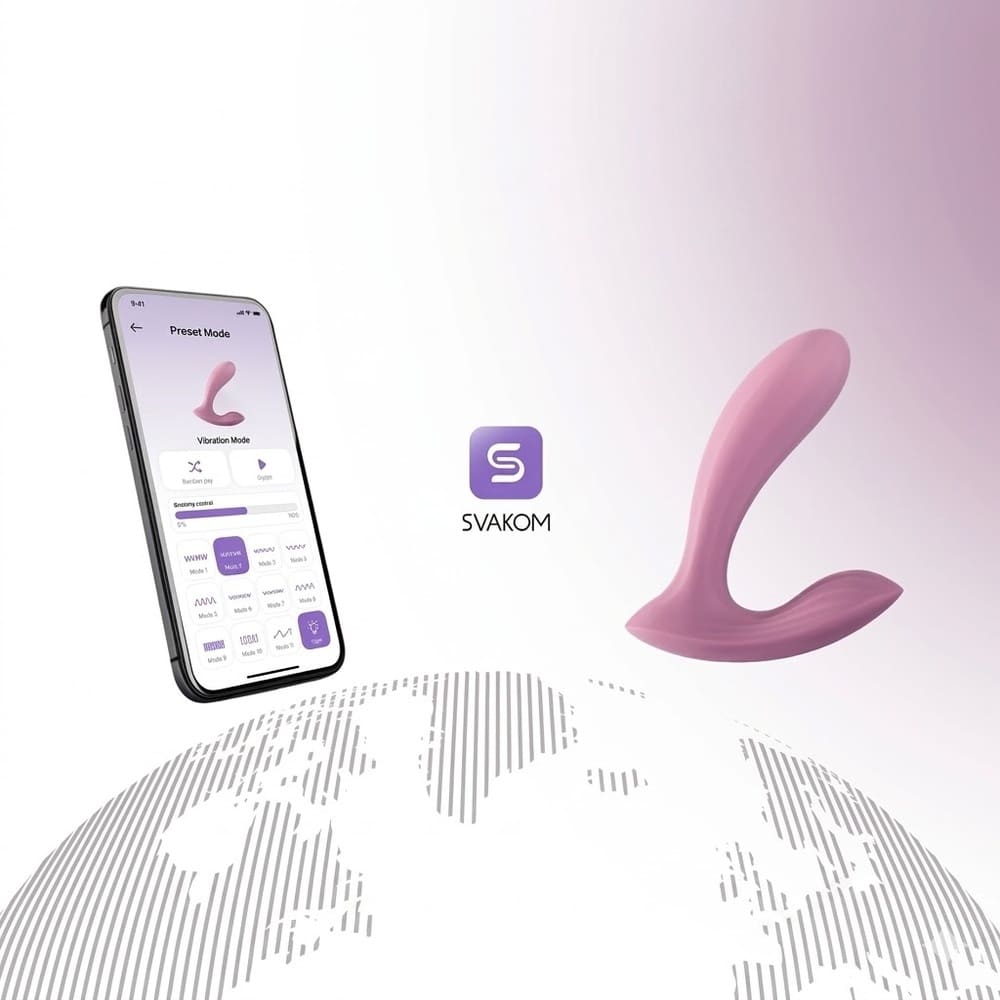 Máy rung hai đầu điều khiển qua App Svakom Erica