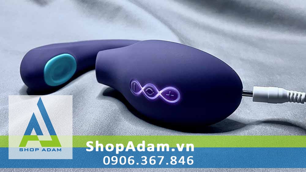Máy rung hút âm đạo cao cấp kết nối App Lelo Enigma Double Sonic