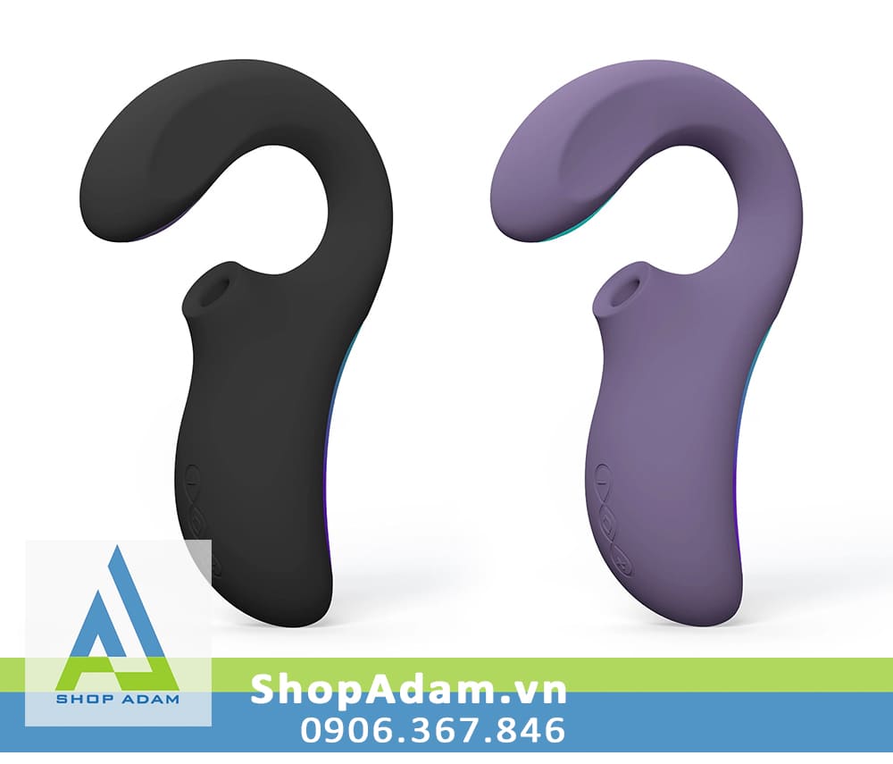 Máy rung hút âm đạo cao cấp kết nối App Lelo Enigma Double Sonic