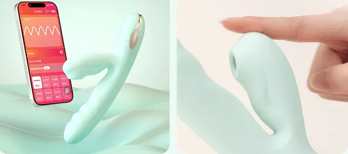 Máy rung thụt hút cho nữ có sưởi ấm kết nối App Svakom Veromca Pro