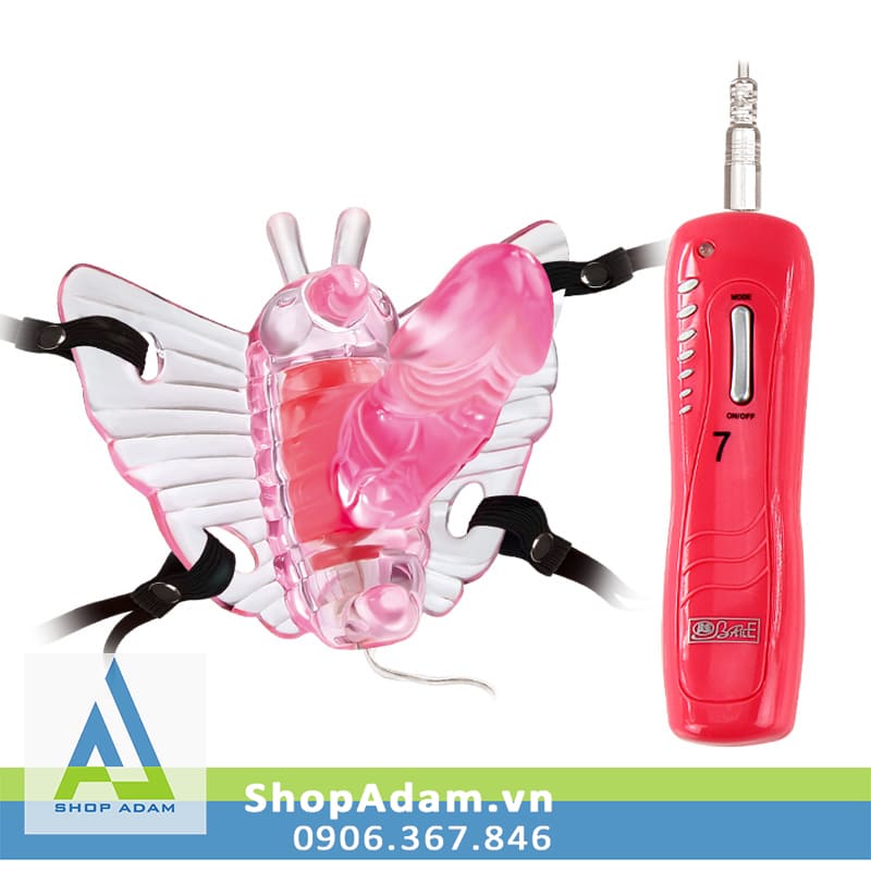 Máy rung vùng kín có dây đeo Pretty Love Butterfly Mini Máy rung vùng kín có dây đeo Pretty Love Butterfly Mini