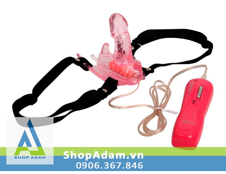Máy rung vùng kín có dây đeo Pretty Love Butterfly Mini Máy rung vùng kín có dây đeo Pretty Love Butterfly Mini