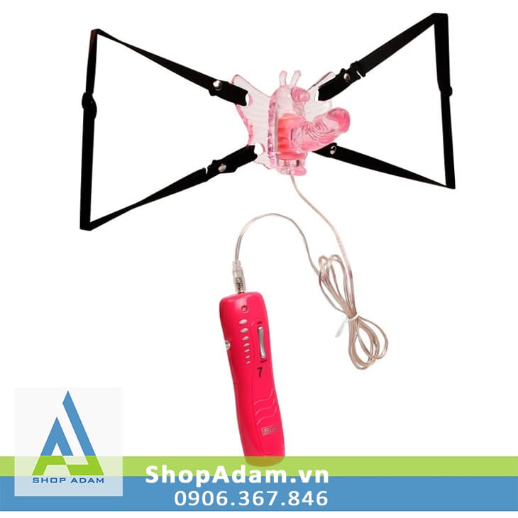 Máy rung vùng kín có dây đeo Pretty Love Butterfly Mini Máy rung vùng kín có dây đeo Pretty Love Butterfly Mini