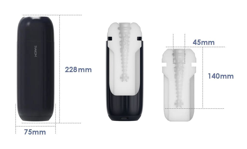 Máy thủ dâm nam rung mút có sưởi ấm Svakom Sam Neo 2 Pro