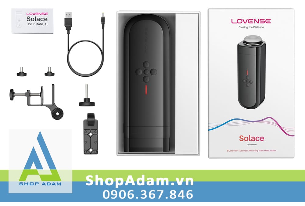 Máy thủ dâm tự động kết nối app Lovense Solace