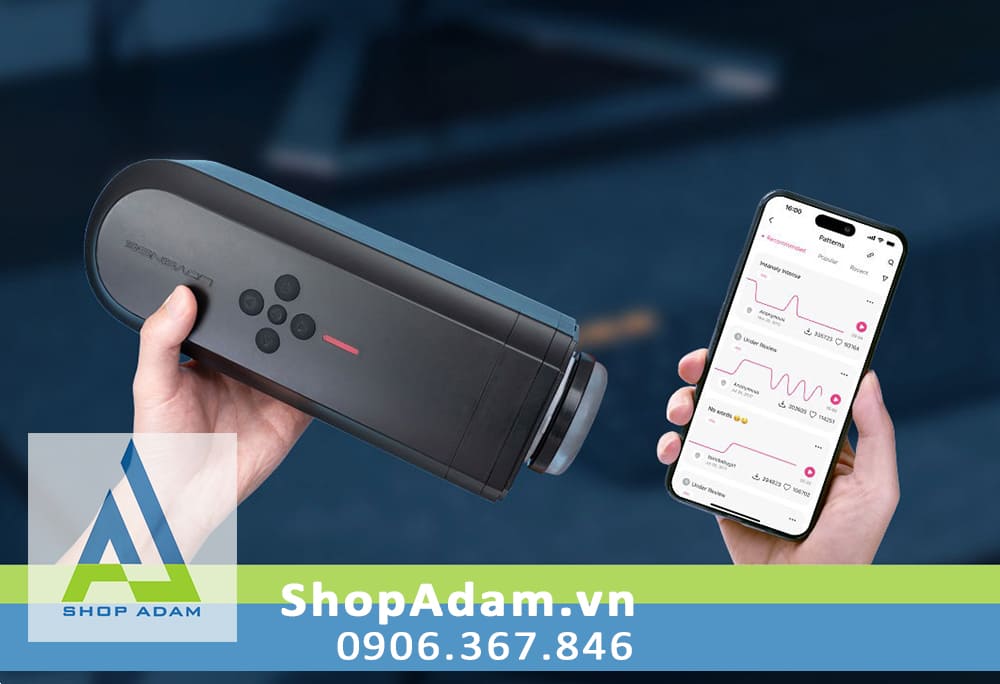 Máy thủ dâm tự động kết nối app Lovense Solace