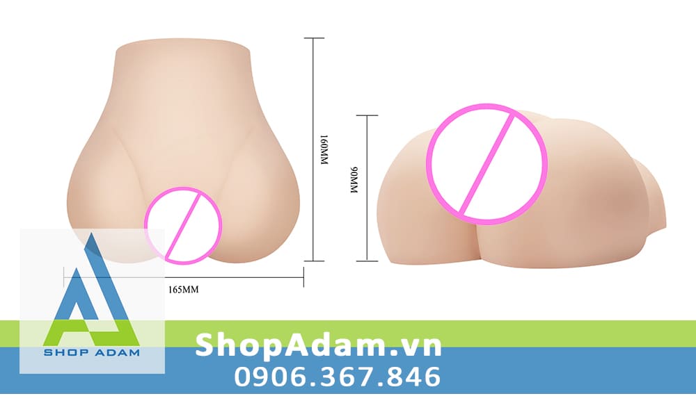 Mông giả Silicone 3D nguyên khối Baile Japanese School Girl