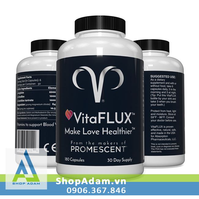 Promescent Vita Flux thảo dược hỗ trợ tăng cường sinh lý nam