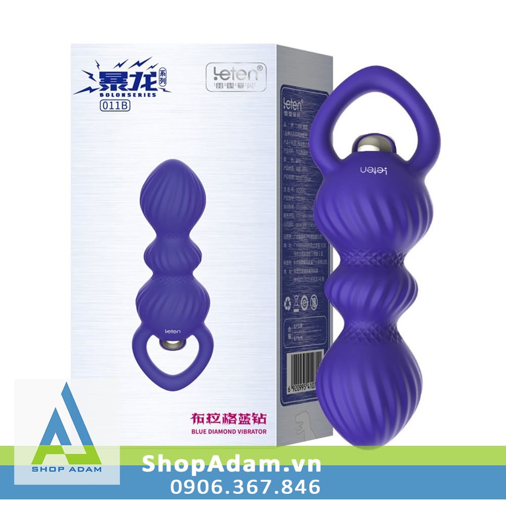 Sextoy hậu môn cao cấp siêu rung Leten Prague Love