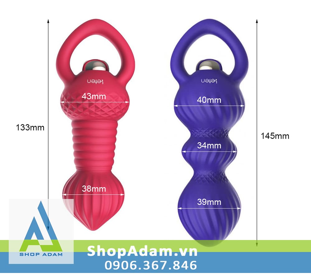 Sextoy hậu môn cao cấp siêu rung Leten Prague Love