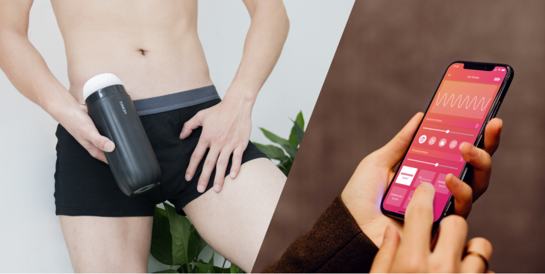 Svakom Sam Neo cốc thủ dâm rung hút co bóp điều khiển App tiện lợi