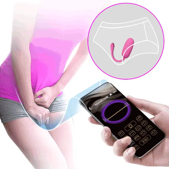 Trứng rung silicone điều khiển app điện thoại Pretty Love Catalina