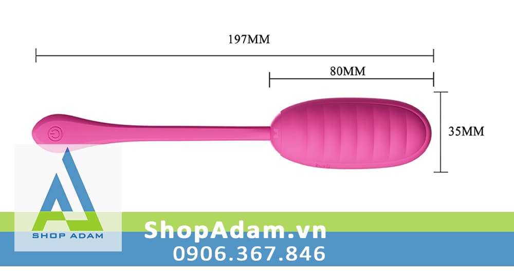 Trứng rung silicone điều khiển app điện thoại Pretty Love Catalina
