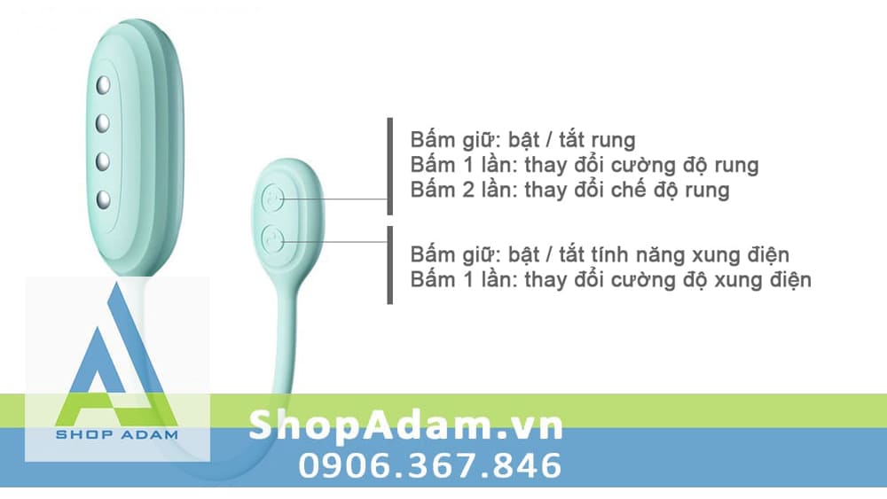 Trứng rung sốc điện kết nối App Svakom Viviana