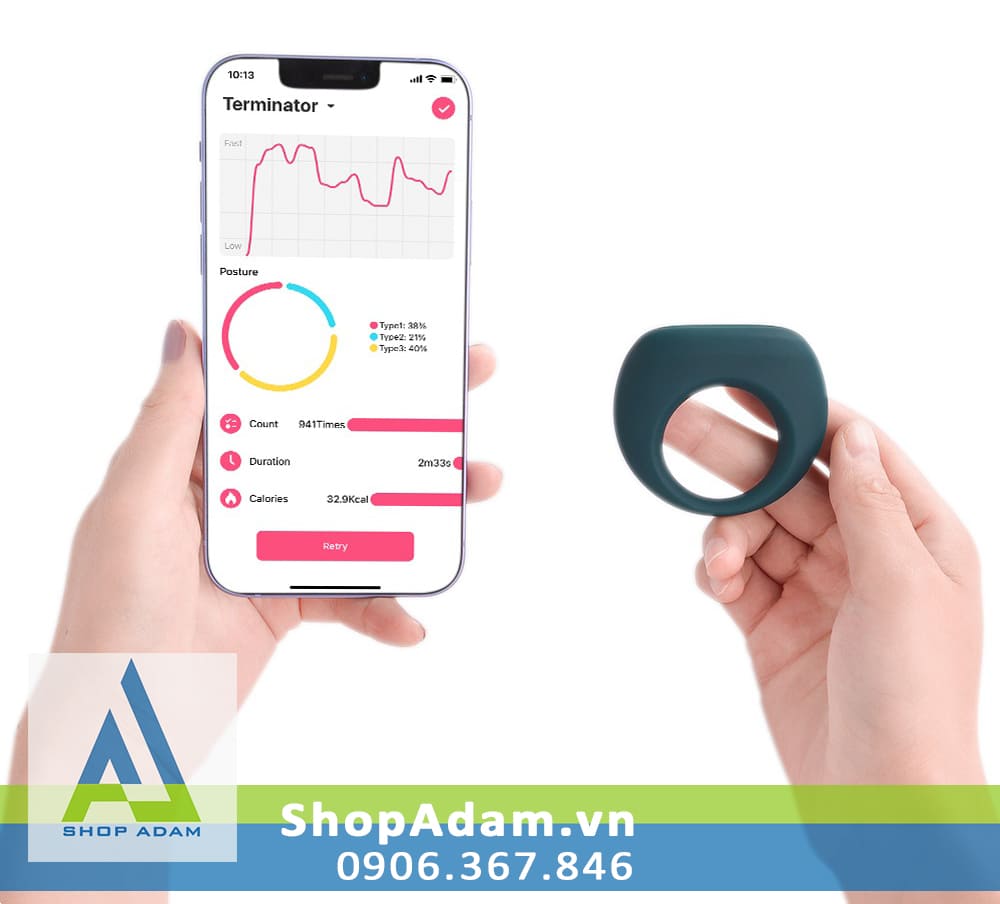 Vòng đeo cậu nhỏ có rung kết nối App Magic Motion Dante 2