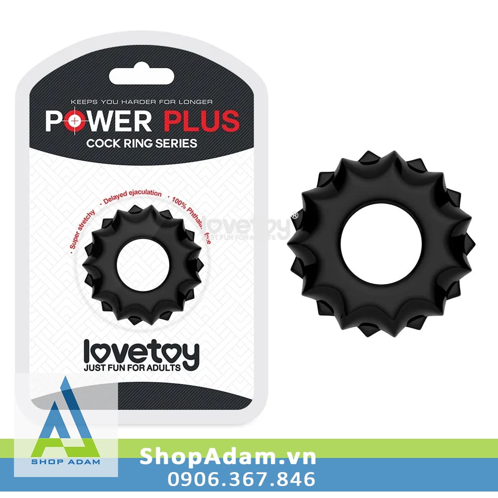 Vòng đeo chống xuất tinh sớm Lovetoy Power Plus Vòng đeo chống xuất tinh sớm Lovetoy Power Plus