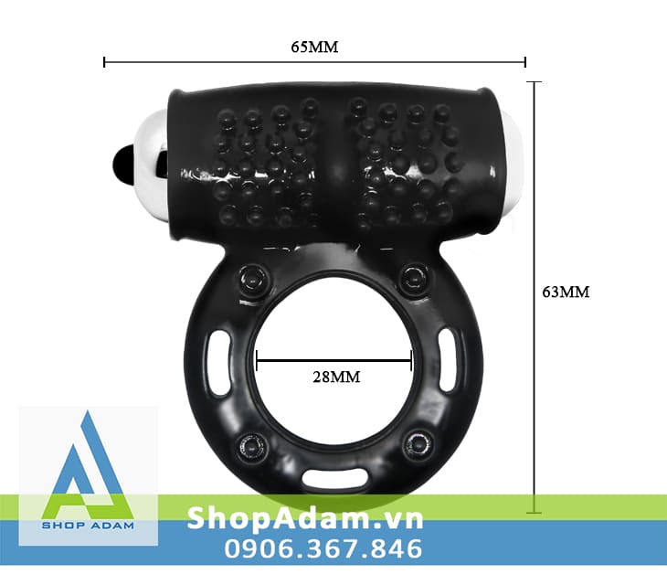 Vòng rung nam 10 chế độ cực mạnh Baile Power Ring Vòng rung nam 10 chế độ cực mạnh Baile Power Ring